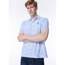 U.S. Polo Assn. Açık Mavi Erkek Regular Fit Polo T-Shirt GETAFE