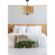 Lumexx Bambu 07 Abajurlu 3 Lü Sarkıt Avize