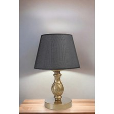 Lumexx Olimpiyat Eskitme Pramit Hasır Eskitme Abajurlu Masa Lambası