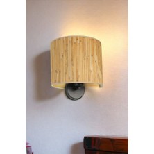 Lumexx Bambu 07 Abajurlu Oval Aplik