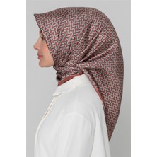 Armine Nostalji Serisi %100 Twill Ipek Eşarp 8401D 37