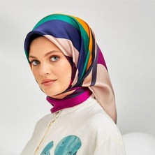Armine Nostalji Serisi %100 Twill Ipek Eşarp 8301D 84