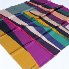 Armine Nostalji Serisi %100 Twill Ipek Eşarp 8301D 84