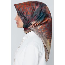 Armine Nostalji Serisi %100 Twill Ipek Eşarp 8201D 31