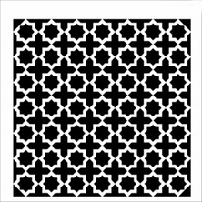 Stencil Sarayi Boyama Şablon Zemin Deseni - 8128