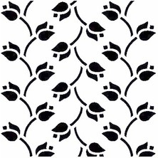 Stencil Sarayi Boyama Şablon Zemin Deseni - 4764