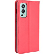 Mellow Mall Oneplus Nord 2 5g Pu Deri Manyetik Kapatma Cüzdan Için Kılıf (Yurt Dışından)