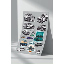 Stickermarket Araba Car Sticker Seti (4)
