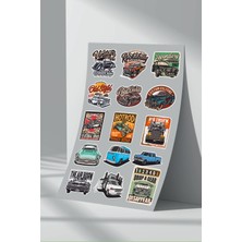 Stickermarket Araba Car Sticker Seti (12)
