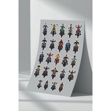 Stickermarket Motosiklet Karışık Sticker Seti (1)