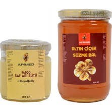 Apimed Hizan  Süzme  Çiçek  Balı (850gr)  ve ARISÜTÜ(100gr)