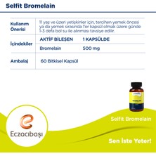 Selfit Bromelain 60 Kapsül