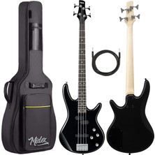 Midex MBG-400BK Üst Segment Profesyonel Bas Gitar 4 Telli (Softcase Gigbag ve kablo Dahil)