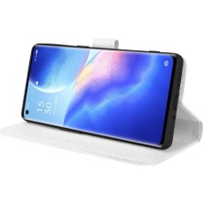 Mellow Mall Oppo Oppo 5 Pro Artı 5g Kart Tutucu Manyetik Cüzdan Kickstand Için Kılıf (Yurt Dışından)