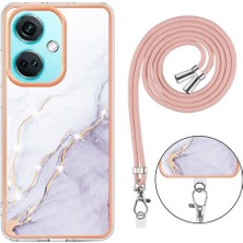 Mellow Mall Oneplus Nord Ce 3 Tampon Mermer Crossbody Kordon Askısı Yumuşak (Yurt Dışından)