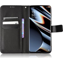 Mellow Mall Oppo Bulmak Için Kılıf X5 Pro Kickstand Manyetik Cüzdan Kapak Kart Tutucu (Yurt Dışından)