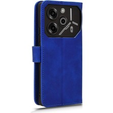 Mellow Mall Tecno Pova 6 Pro 5g Kart Ekleme Deri Folio Flip Case Için Kılıf (Yurt Dışından)