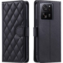 Mellow Mall Telefon Kılıfı Için Xiaomi Redmi K60 Ultra Kafes El Kayışı Flip Folio Kart (Yurt Dışından)