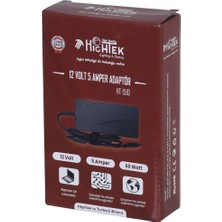 Hightek 12V 5A Smps Plastik Aralı Adaptör HT-1510