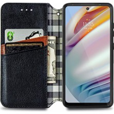 Mellow Mall Motorola Moto G60 Kılıf Cüzdan Fonksiyonu Için Kılıf Kapak Kapak Tasarımı (Yurt Dışından)