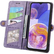 Mellow Mall Samsung Galaxy A23 5g Için Flip Case Basit Iş Darbeye Deri (Yurt Dışından)