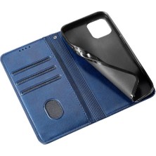 Mellow Mall Iphone 14 Için Kılıf Pro Manyetik Karbon Fiber Deri Folio Flip Case Tam (Yurt Dışından)