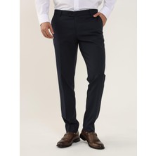 Dufy Lacivert Erkek Regular Fit Düz Pantolon - 103972