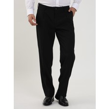 Dufy Siyah Erkek Regular Fit Düz Klasik Pantolon - 98178