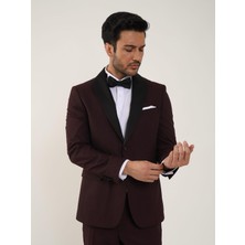 Dufy Bordo Erkek     Smokin Takım - 84171