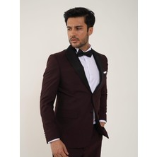 Dufy Bordo Erkek     Smokin Takım - 84171