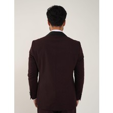 Dufy Bordo Erkek     Smokin Takım - 84171