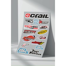 Stickermarket Sponsor Motosiklet Bisiklet Araç Sticker Seti (17)