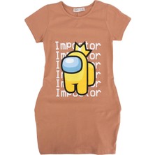 Bebelop Impostor Among Us Baskılı Elbise