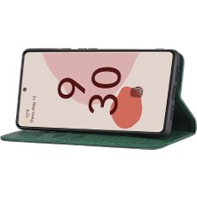 Mellow Mall Google Piksel 6 Pro Flip Folio Kitap Kredi Kartı Tutucu El Cüzdan Için Kılıf (Yurt Dışından)