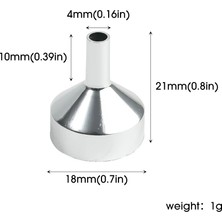 Clintex Kimya Metal Mini Huni (3 Adet)