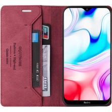 Mellow Mall Xiaomi Redmi 8 Kickstand Premium Deri Premium Deri Iki (Yurt Dışından)