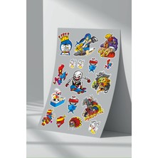 StickerMarket Sponsor Motosiklet Bisiklet Araç Sticker Seti (7)