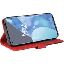 Mellow Mall Kart Yuvası Standı Iki Renkli Dikiş Kickstand ile Oneplus 9 Pro Için Kılıf (Yurt Dışından)