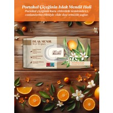 Fibril Portakal Çiçeği Kokulu Islak Mendil 24X90 Pk 2160 Yaprak Doğal Esans , Geri Dönüştürülebilir Kumaş