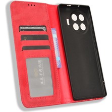 Mellow Mall Tecno Spark 20 Pro Artı 4g Manyetik Kapatma Pu Deri Cüzdan Için Kılıf (Yurt Dışından)