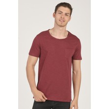 Mascarano %100 Pamuklu Cepli Bisiklet Yaka Erkek T-Shirt