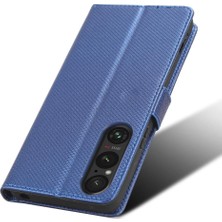 Mellow Mall Sony Xperia 1 V Manyetik Cüzdan Kapak Için Kılıf Kickstand Kart Tutucu (Yurt Dışından)