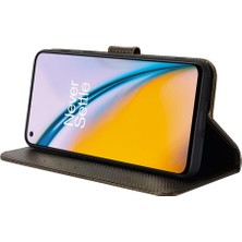 Mellow Mall Oneplus Nord 2 5g Kickstand Kapak Kart Tutucu Manyetik Cüzdan Için Kılıf (Yurt Dışından)