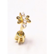 Güler Kuyumculuk 14 Ayar Altın Piercing Tragus Küpe