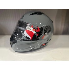 Shiro Kask Shıro SH-508 Nardo Gri Çene Açılır