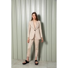 Kameya Arka Pileli Blazer Ceket 24S50412