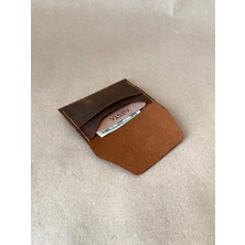 Alesta Leather El Yapımı  Deri Minimal Kartlık/Mini Cüzdan