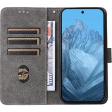 Mellow Mall Google Piksel 9 Pro Flip Folio Cüzdan Rfıd Engelleme Kart Yuvaları Pu Için Kılıf (Yurt Dışından)