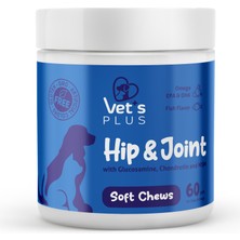 Vet's Plus Hip&Joint Çiğnenebilir Tablet 60'lı (Kedi ve Köpekler için)