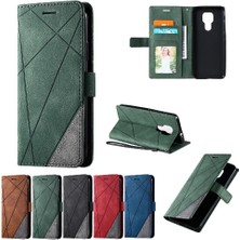 Mellow Mall Motorola Moto G9 Oynamak Için Kılıf Cüzdan Flip Folio Kart Tutucu Kickstand Pu (Yurt Dışından)